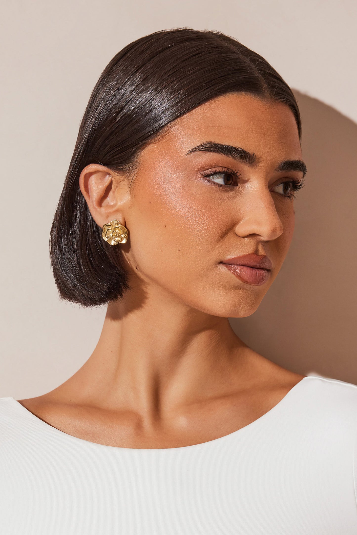 Lala Rose Earrings - Gold