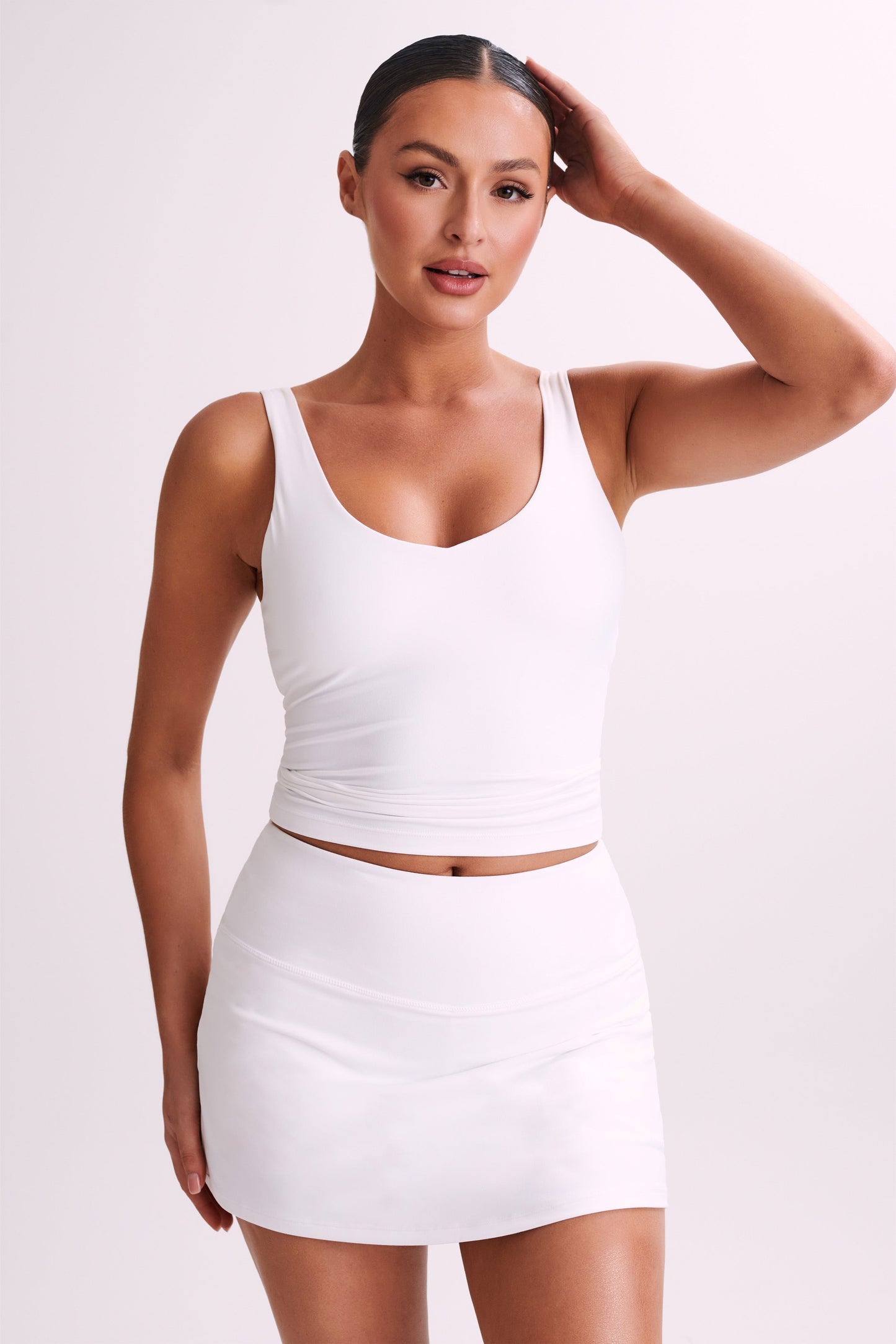 Nadine Yoga Top - White