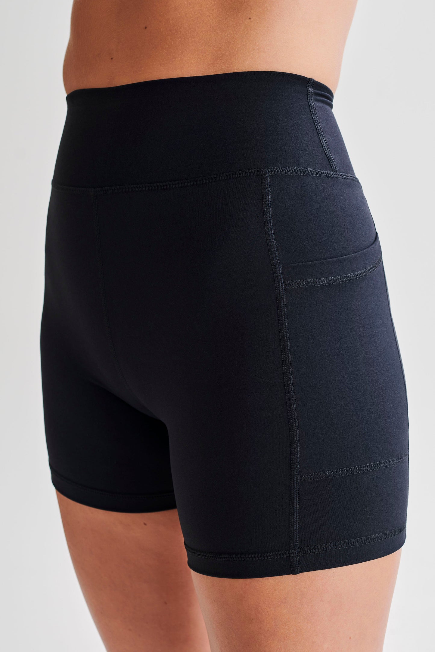 Martina Bike Shorts With Pocket - Black