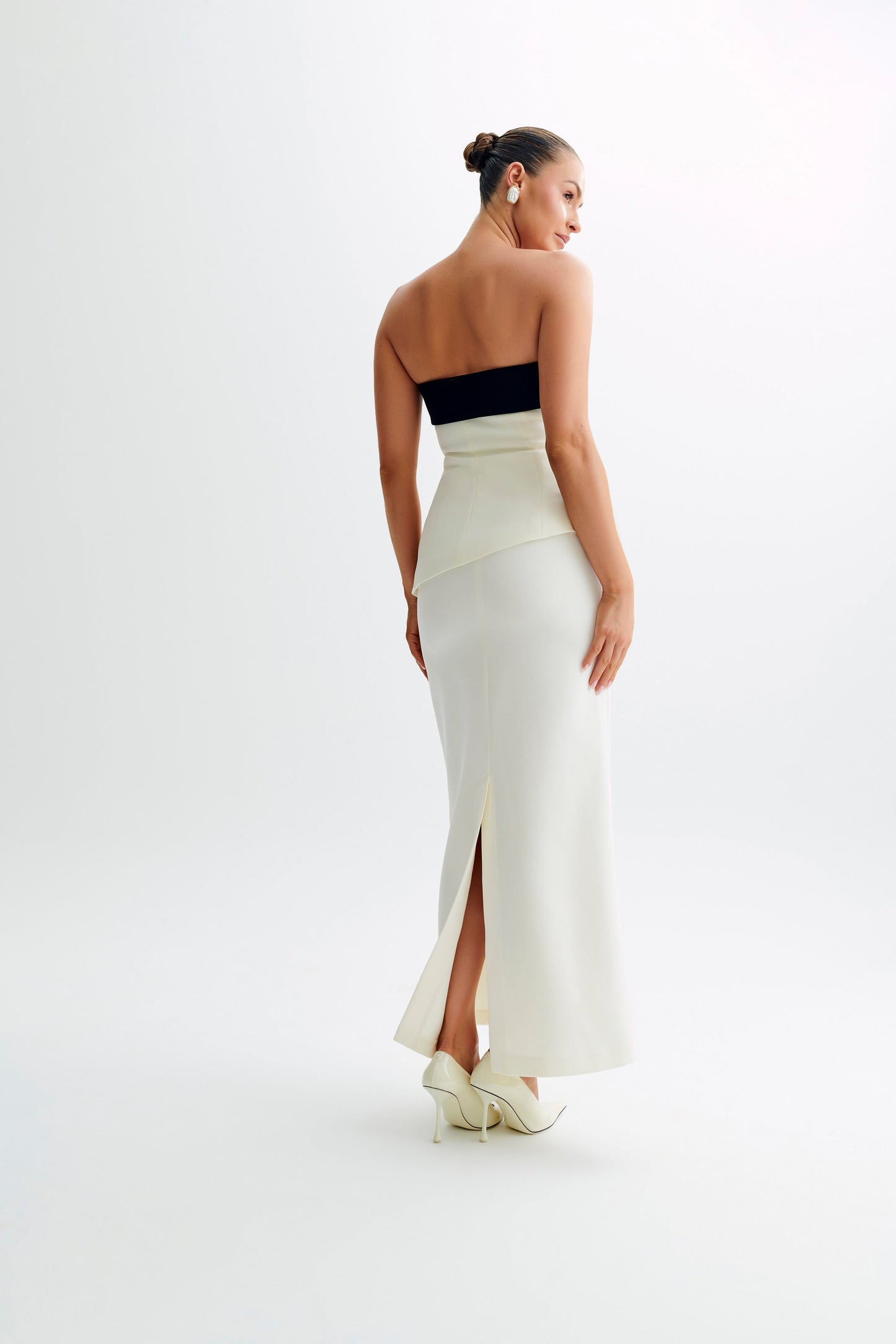 Micah Suiting Maxi Skirt - White