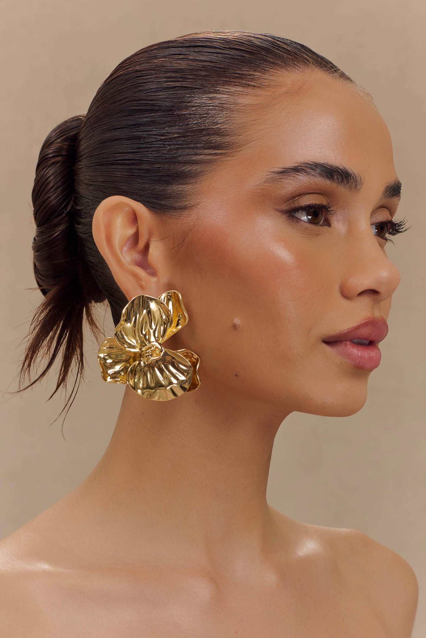 Linnie Orchid Earring - Gold