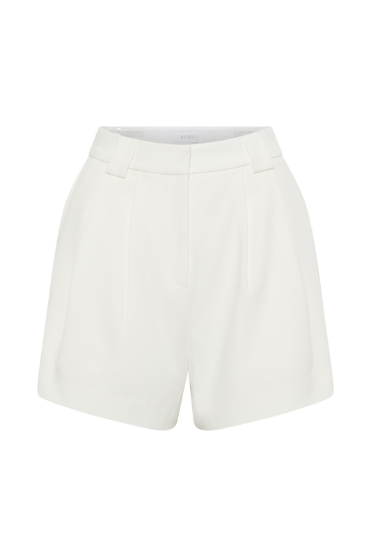 Sigourney Suiting Shorts - Ivory