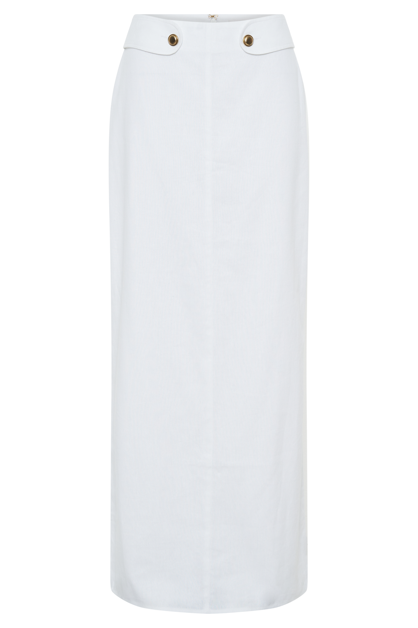 Jordan Linen Maxi Skirt - White