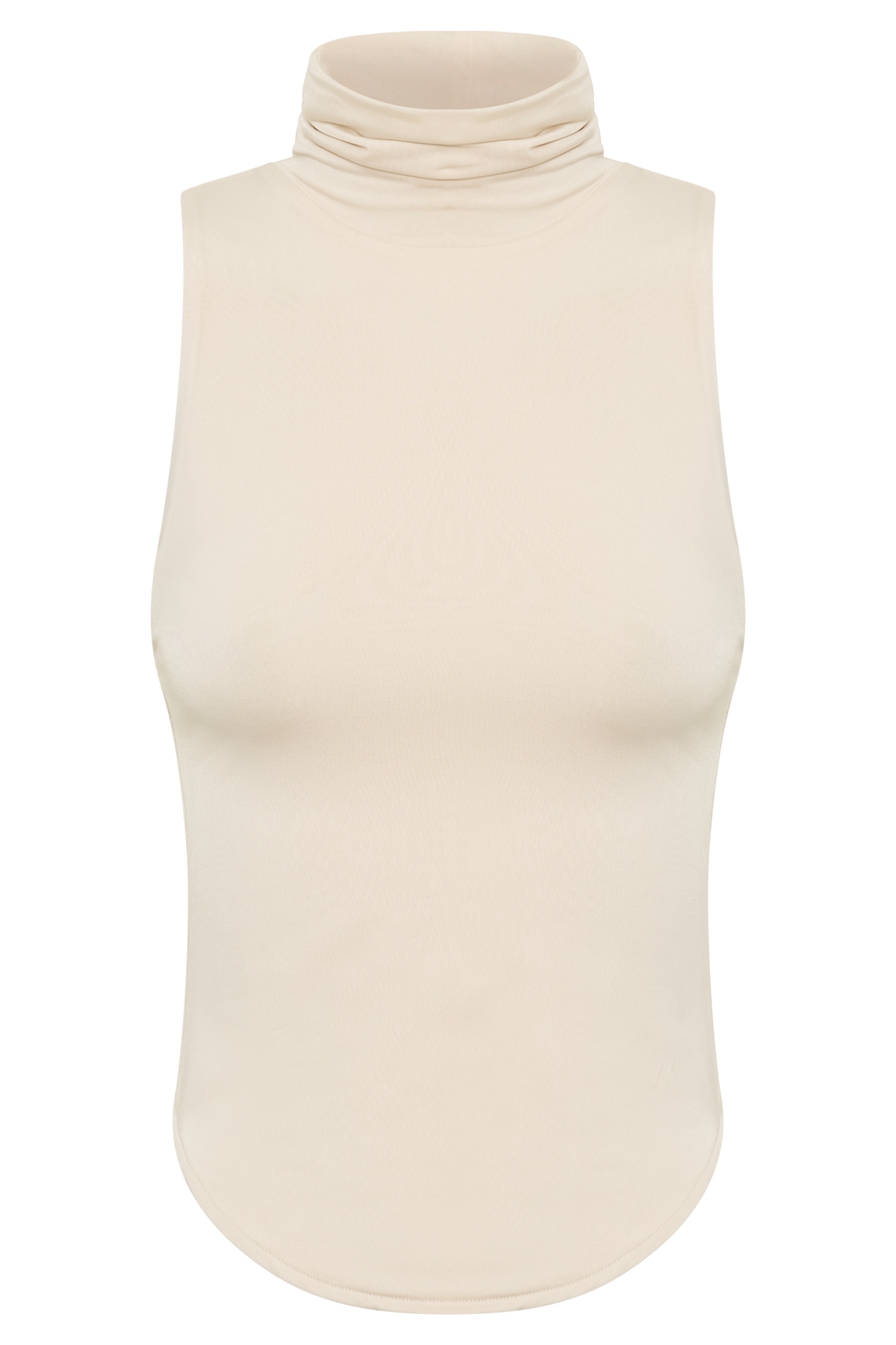 Wren Slinky Turtle Neck Top - Buttercream