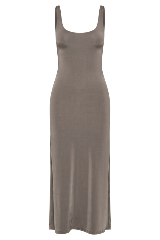 Augustine Slinky Scoop Midi Dress - Coco