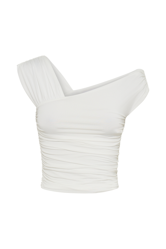 Nicki Cut Out Sleeveless Top - White