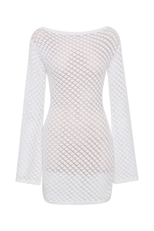 Galilea Knit Mini Dress - Ivory