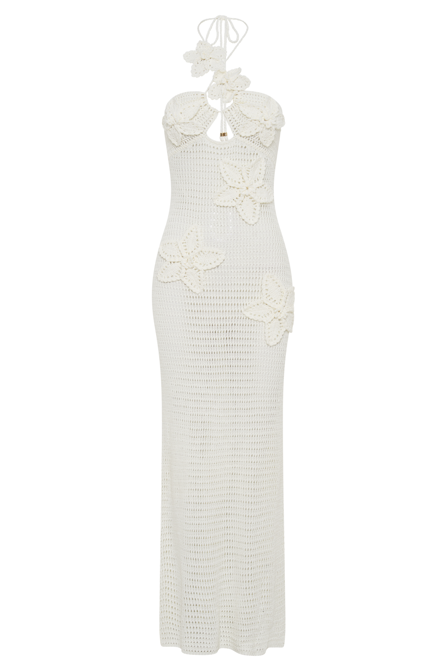 Kyla Floral Crochet Maxi Dress - Ivory