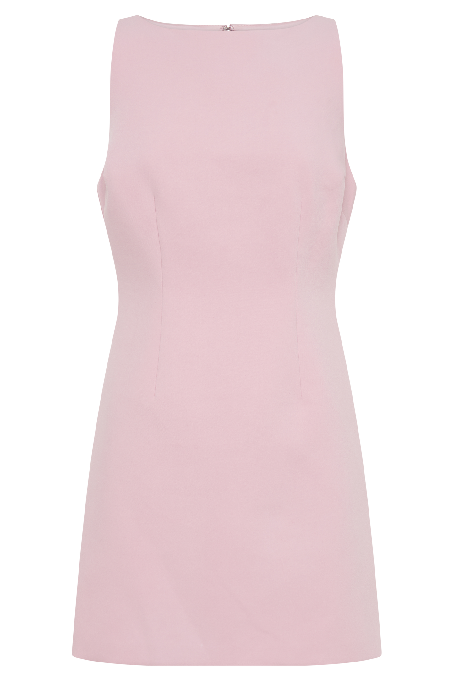 Angela Suiting Mini Dress - Baby Pink