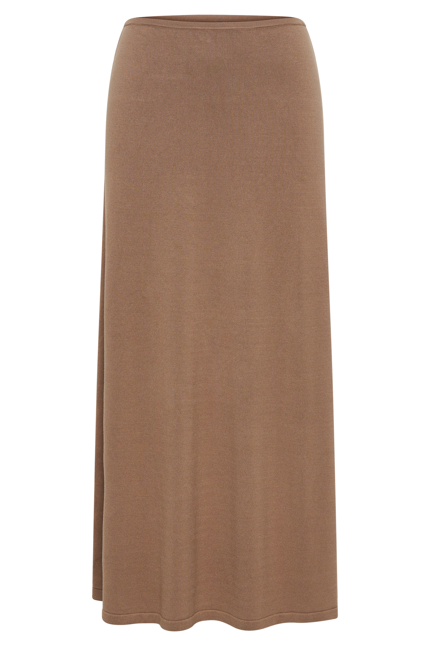 Diedre A-Line Knit Maxi Skirt - Pecan