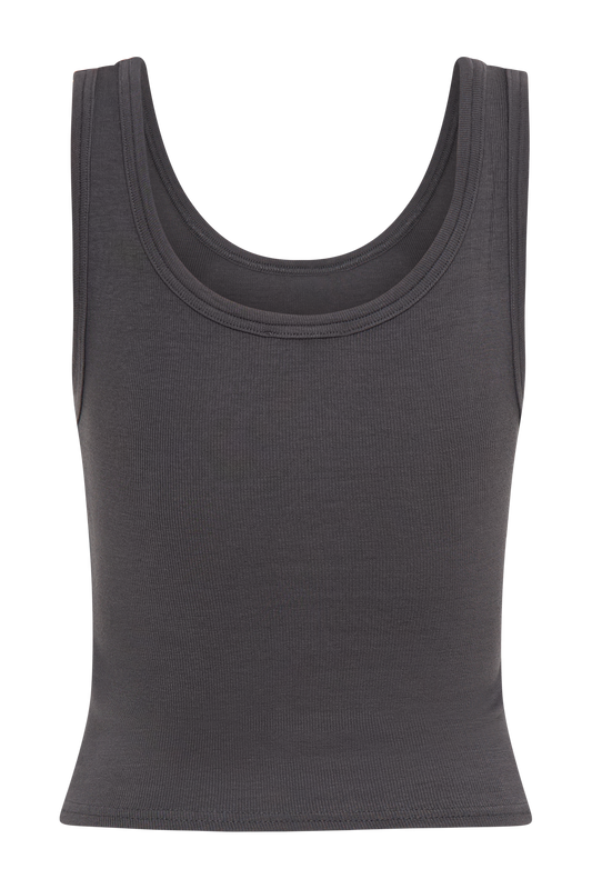 Chandler Modal Tank Top - Charcoal