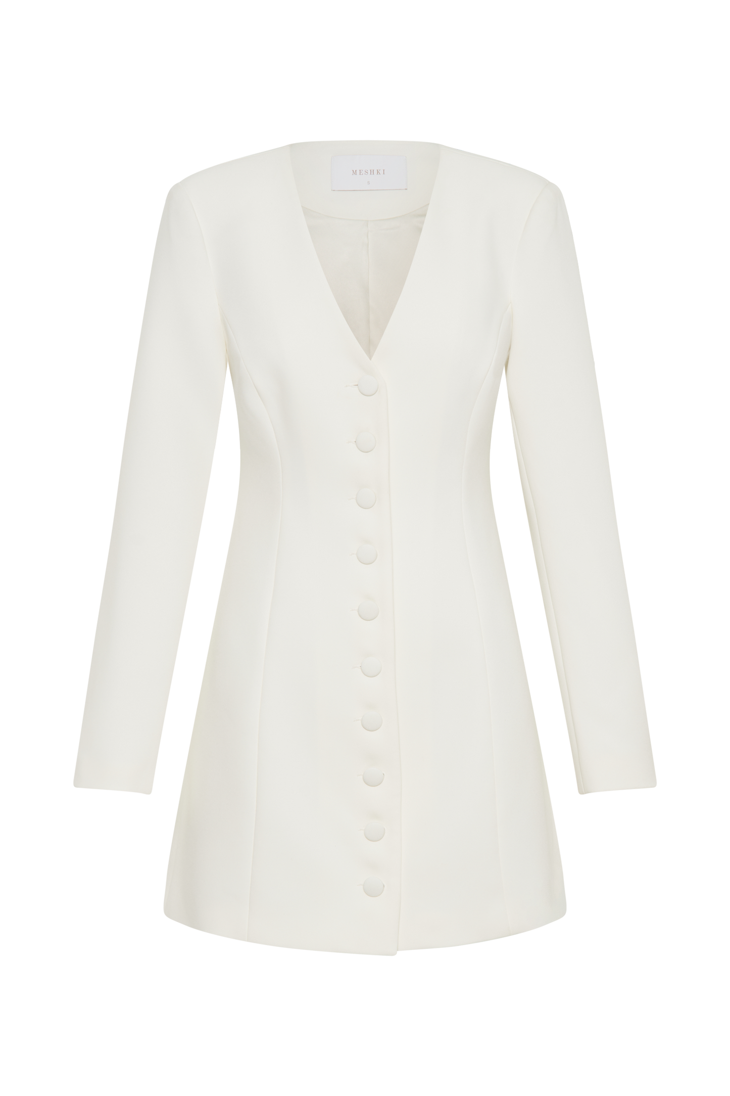 Hurley Long Sleeve Blazer Mini Dress - Ivory