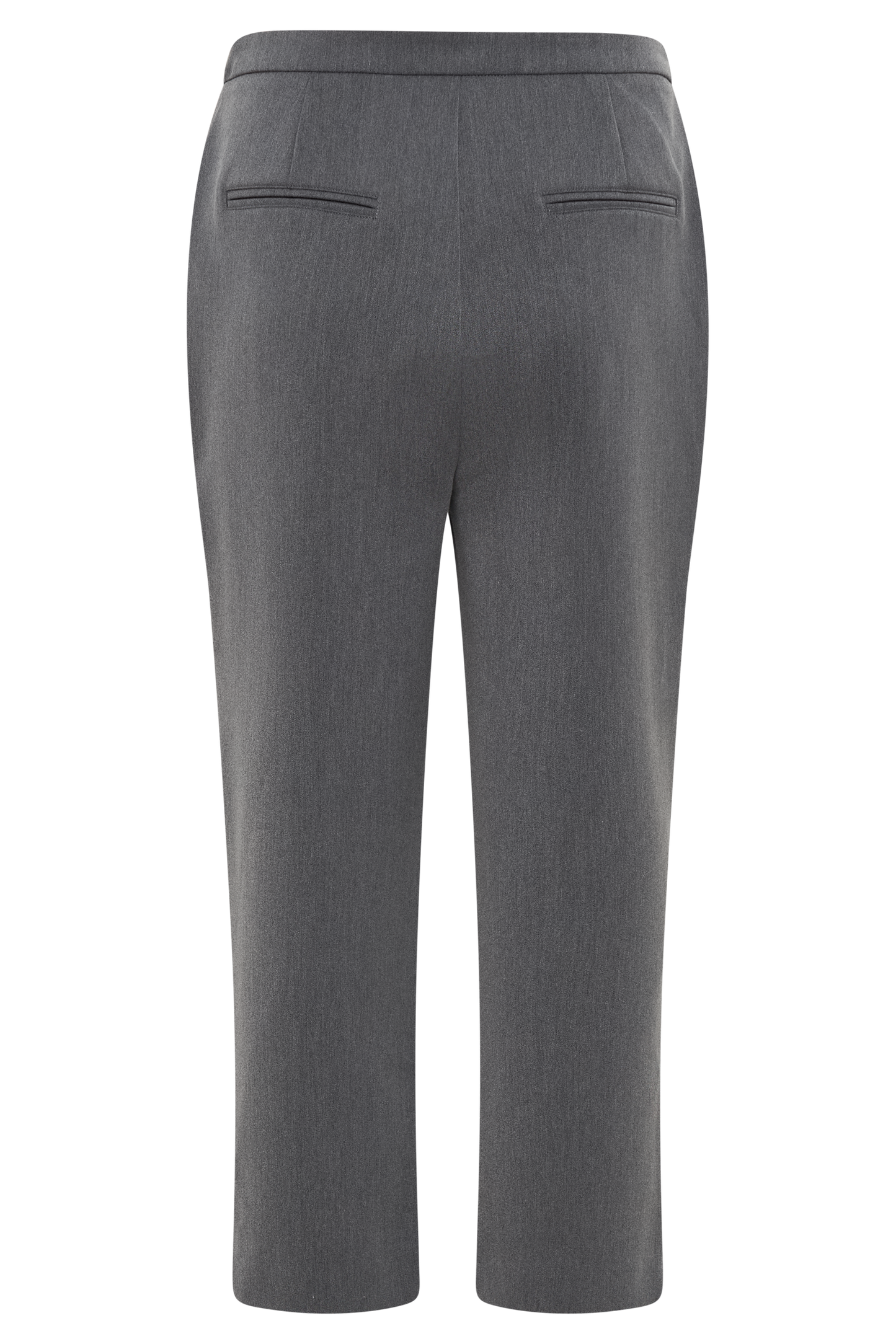 Anne Fitted Capri Pants - Charcoal Marle