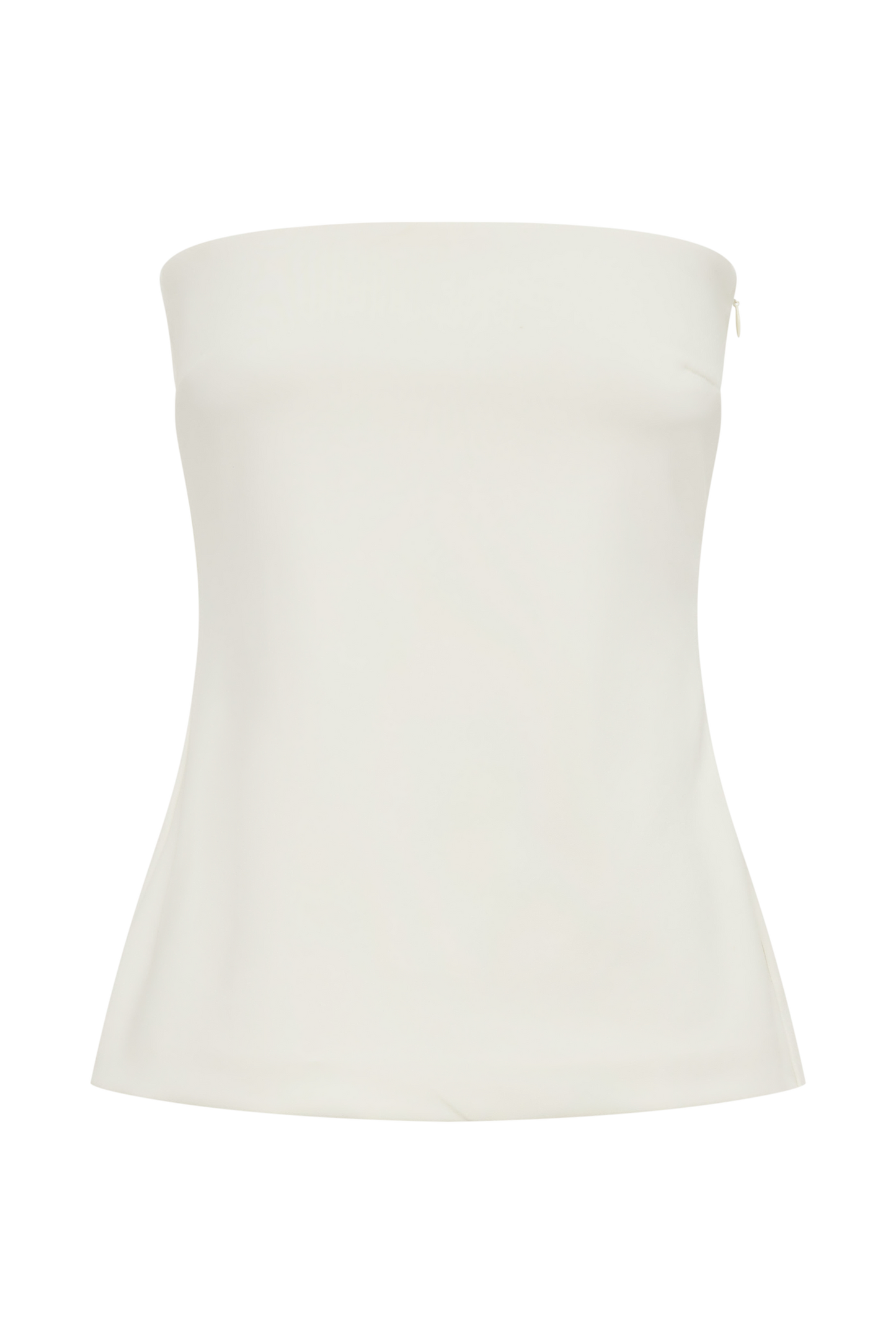 Antonia Strapless Cut Out Top - Ivory