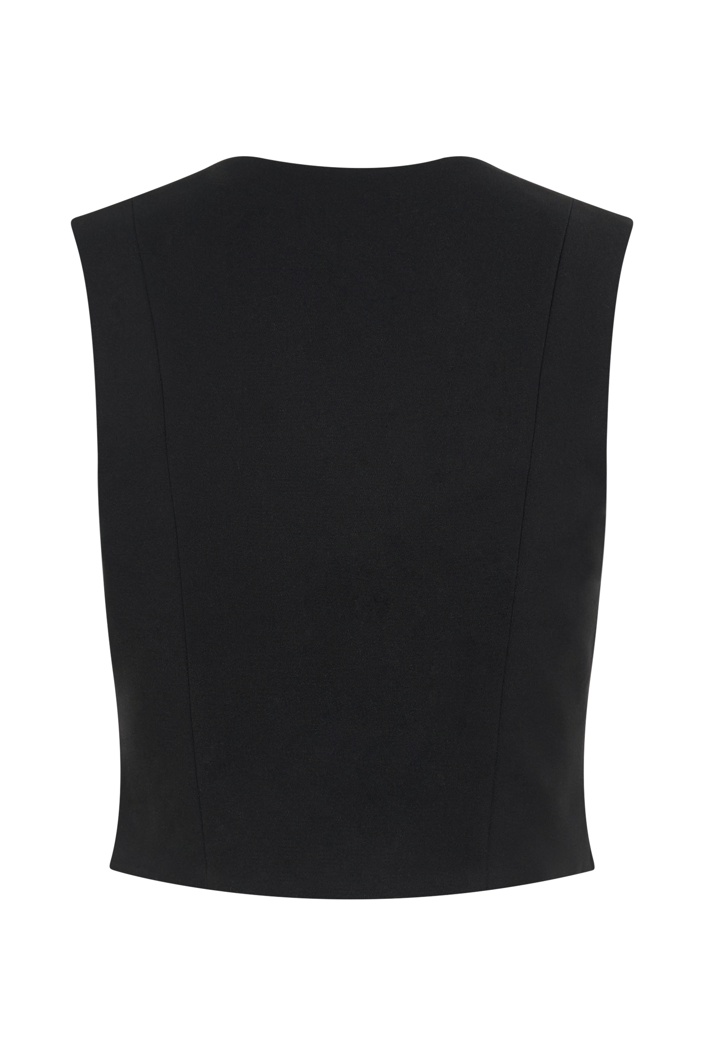 Keely Cotton Sleeveless Top - Black