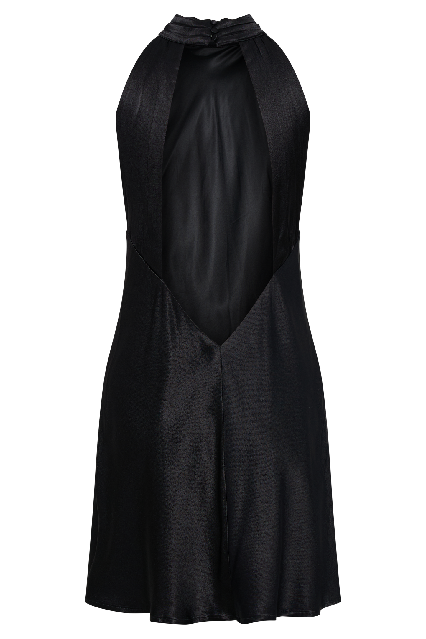 Claire A Line Mini Dress - Black