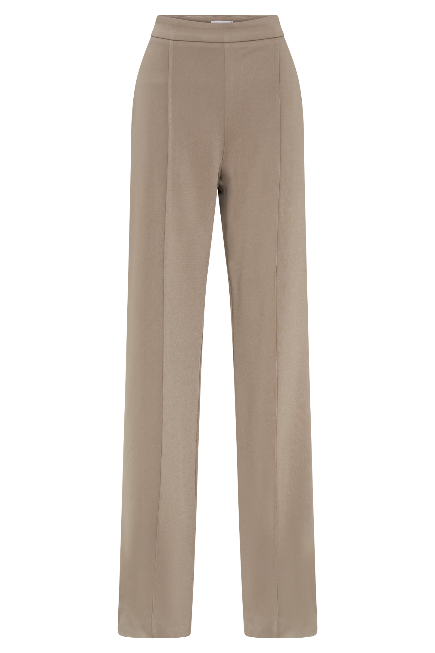 Antonia Pleated Wide Leg Pants - Mushroom