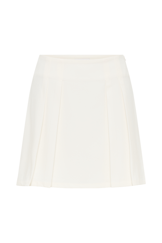 Berkley Suiting Mini Skirt - Ivory