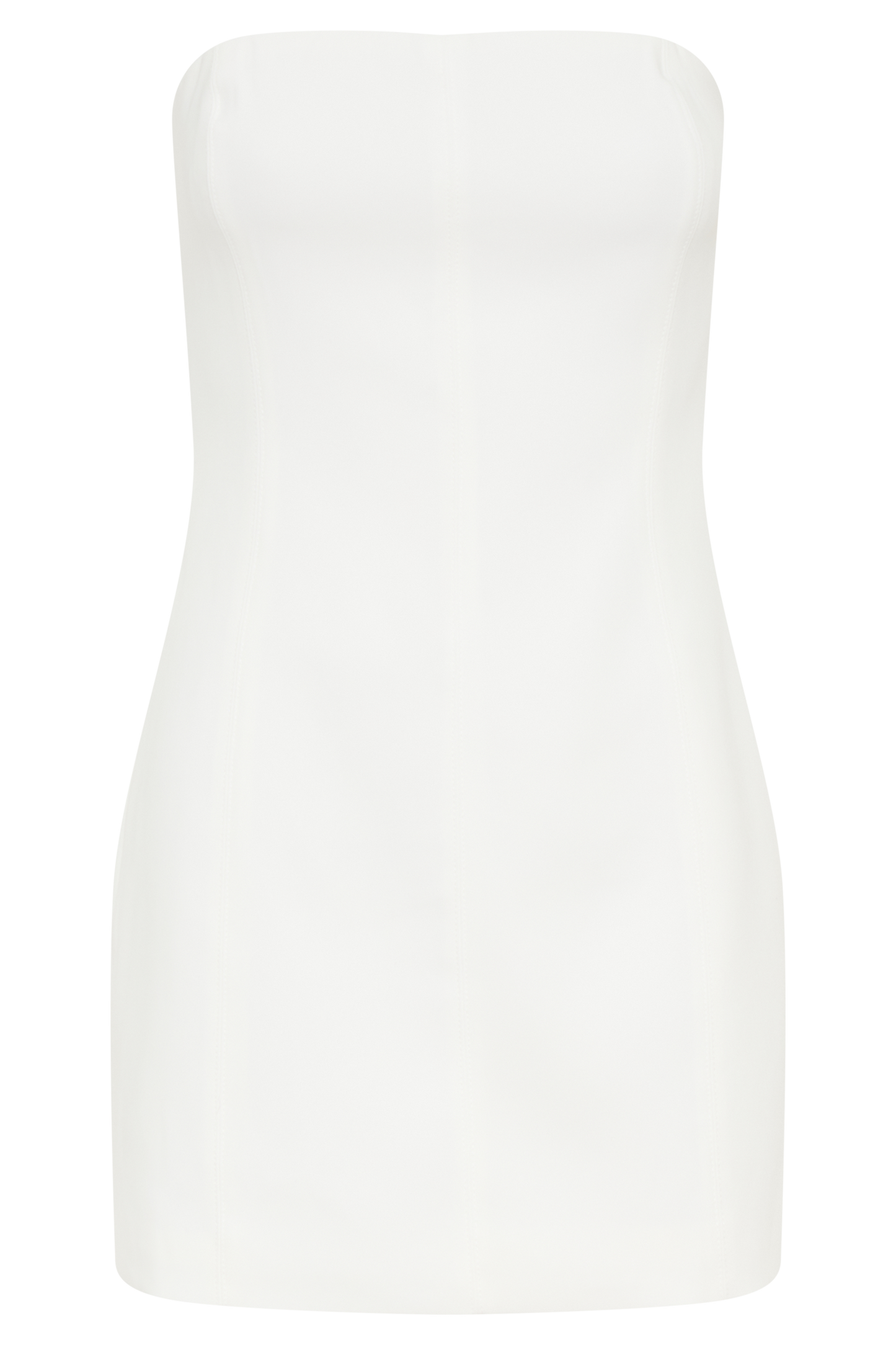 Maci Crepe Mini Dress - White