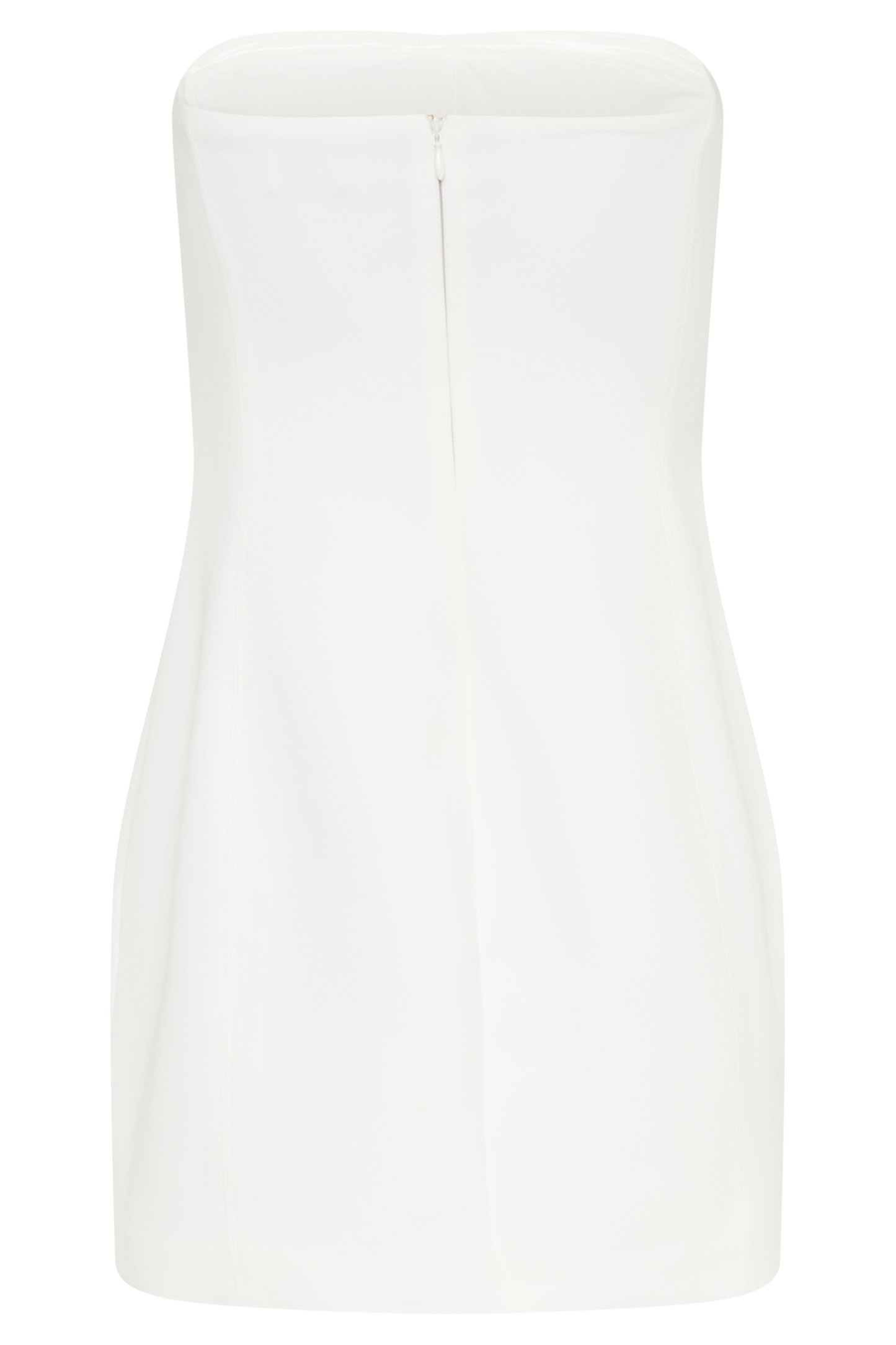 Maci Crepe Mini Dress - White