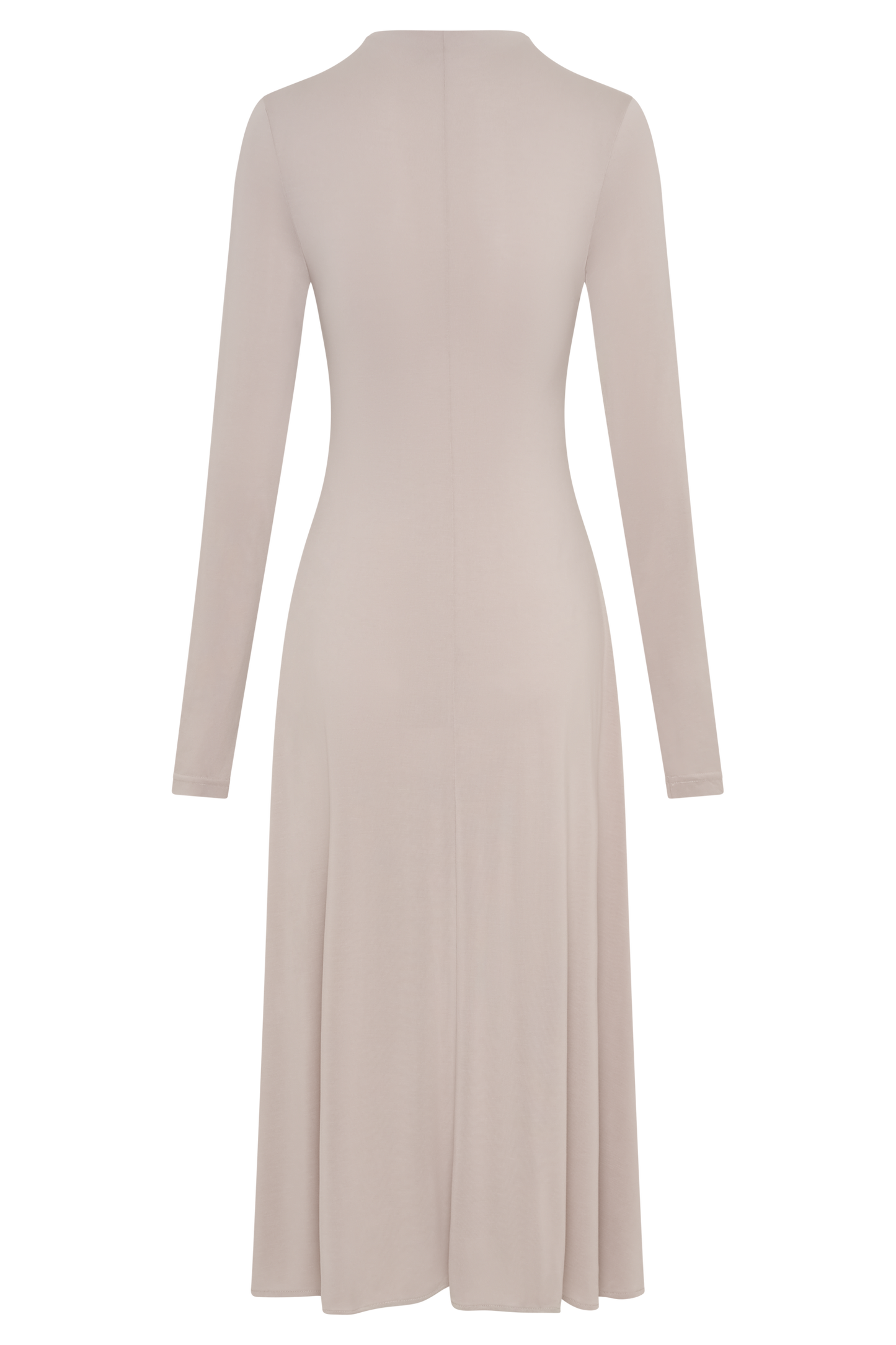 Anders Peached Jersey Midi Dress - Taupe