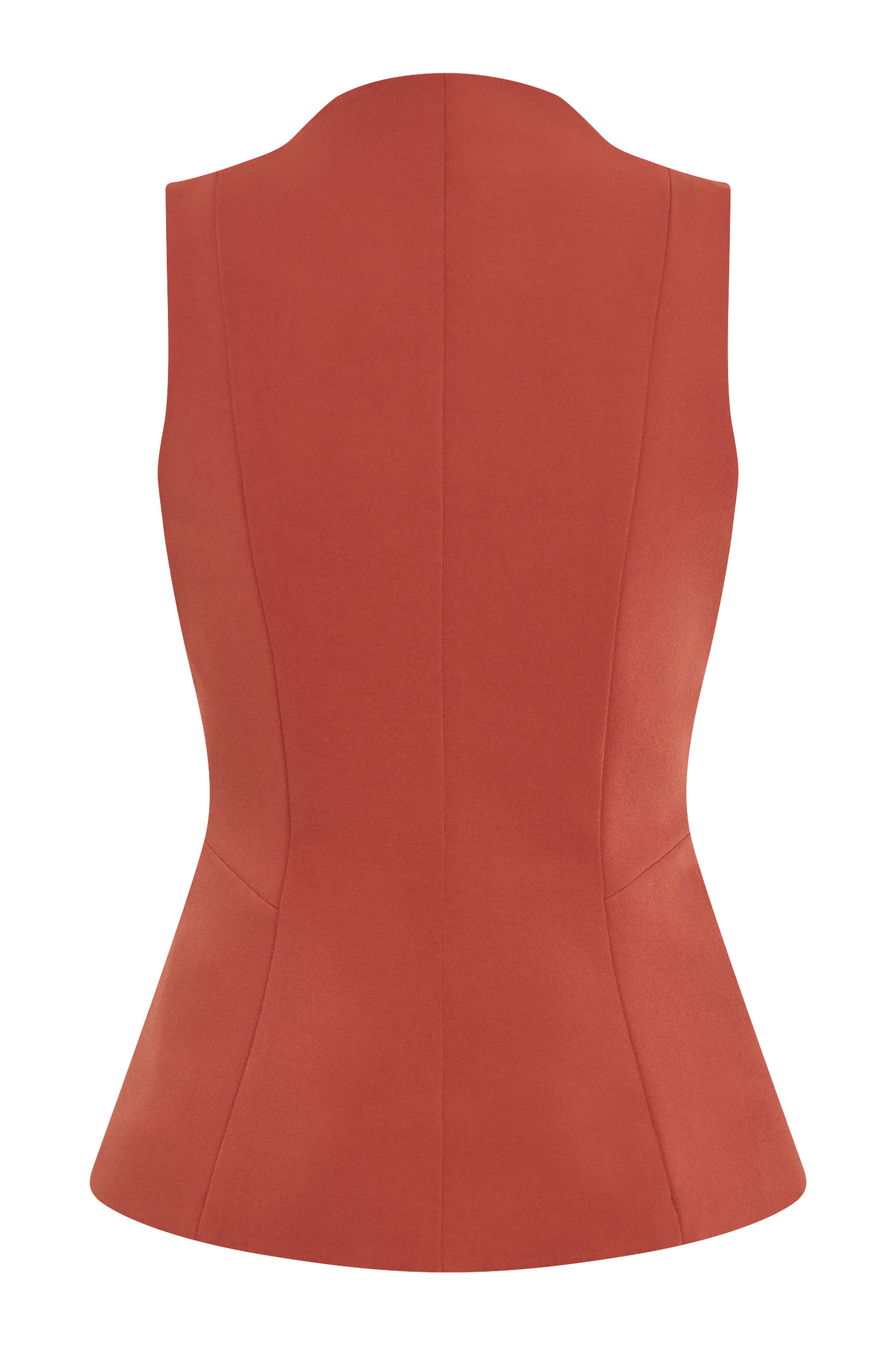 Melinda Structured Vest Top - Chilli