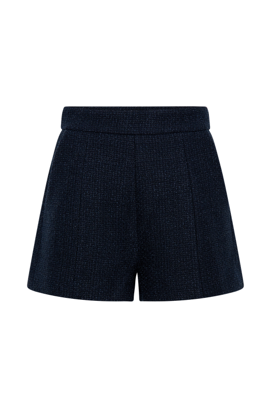 Parker Boucle Shorts - Midnight Blue