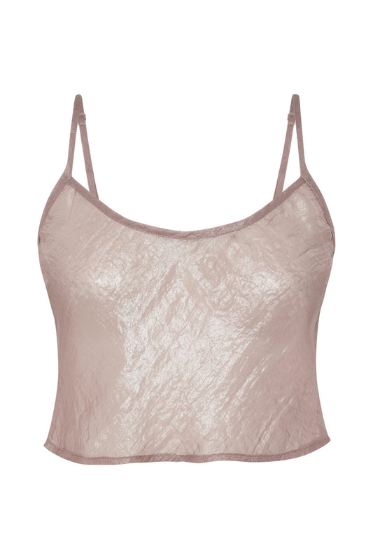 Kiana Iridescent Camisole - Taupe