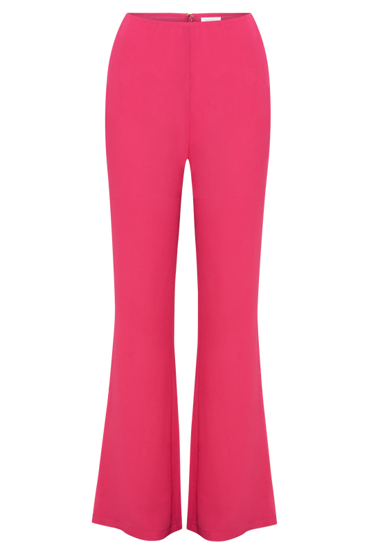 Daisie Chiffon Pants - Candy Pink