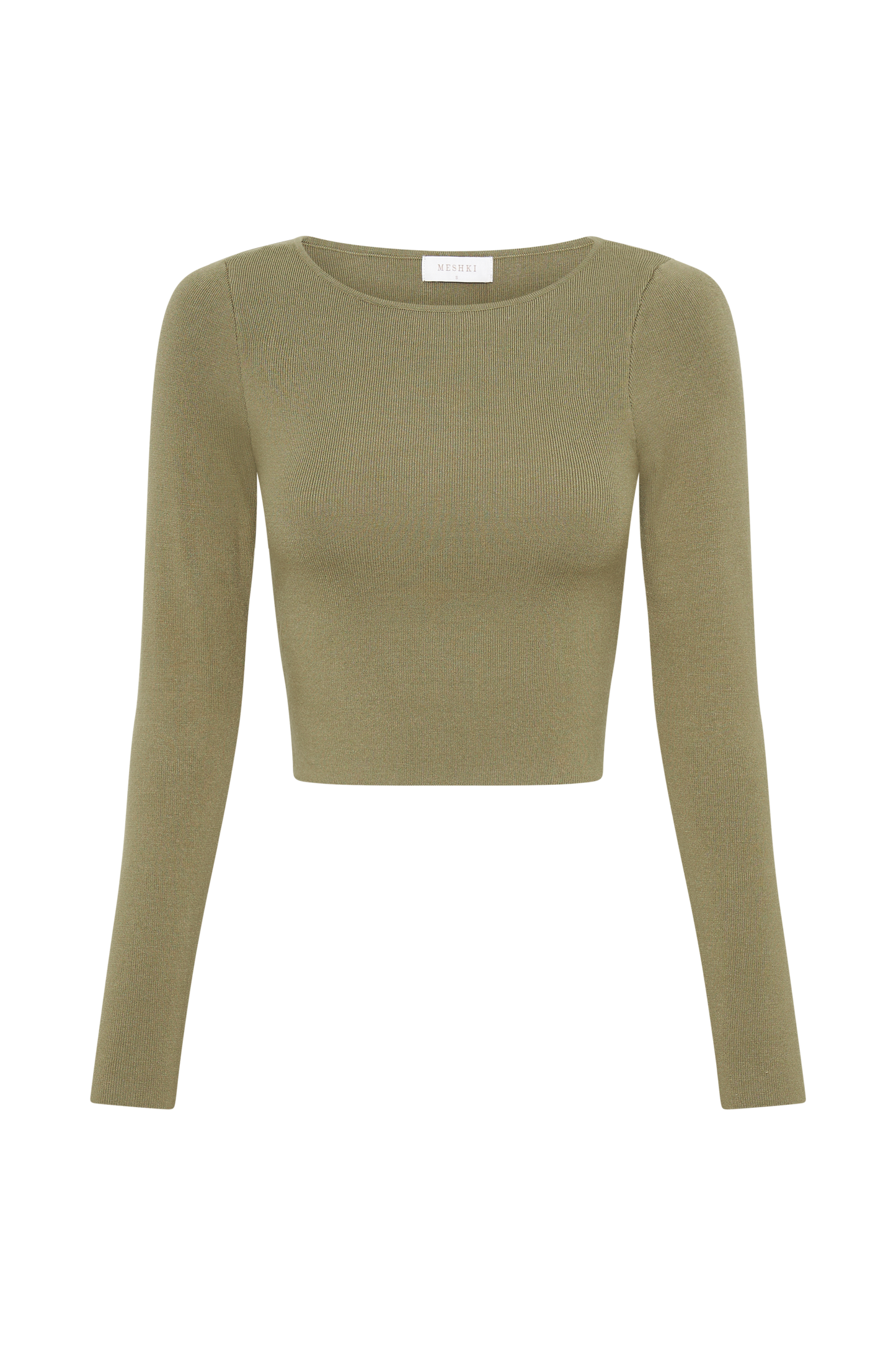 Haisley Long Sleeve Knit Top - Olive