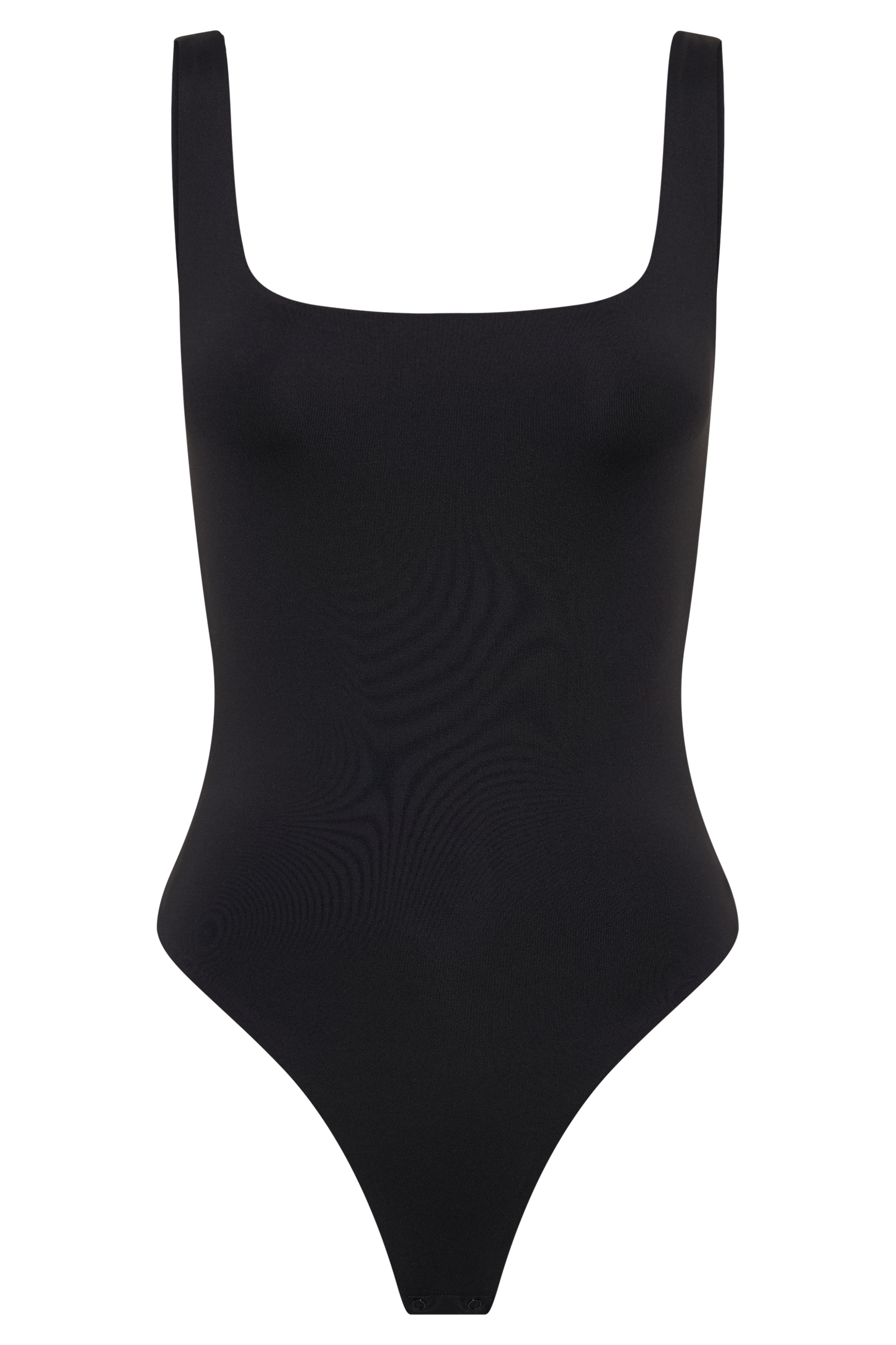 Charlie Recycled Nylon Scoop Neck Bodysuit - Black