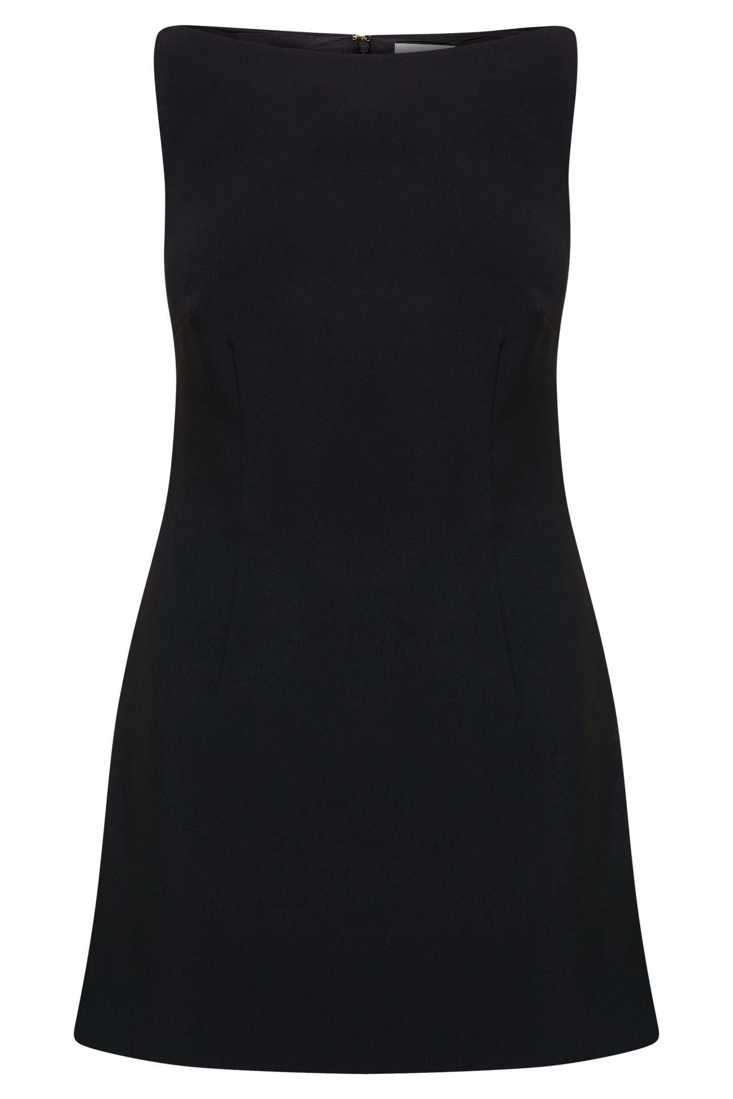 Angela Suiting Mini Dress - Black