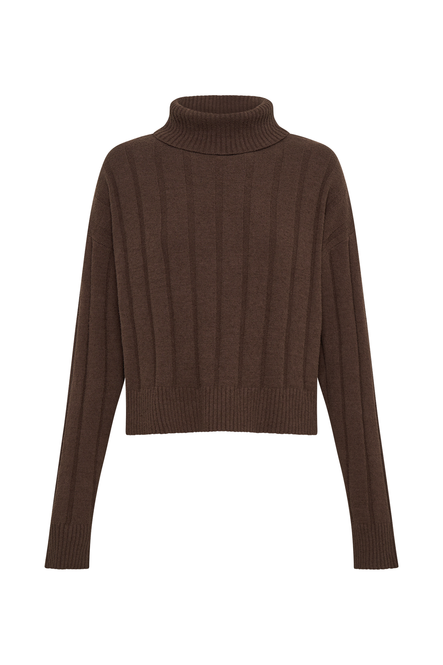 Cupid Long Sleeve Turtle Neck - Chocolate