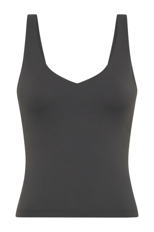 Nadine Yoga Top - Charcoal