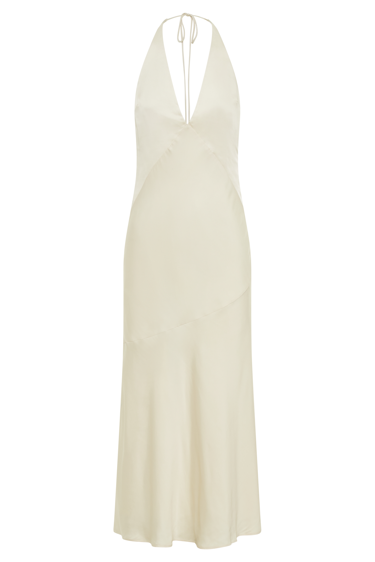 Geena Halter Midi Dress - Sand