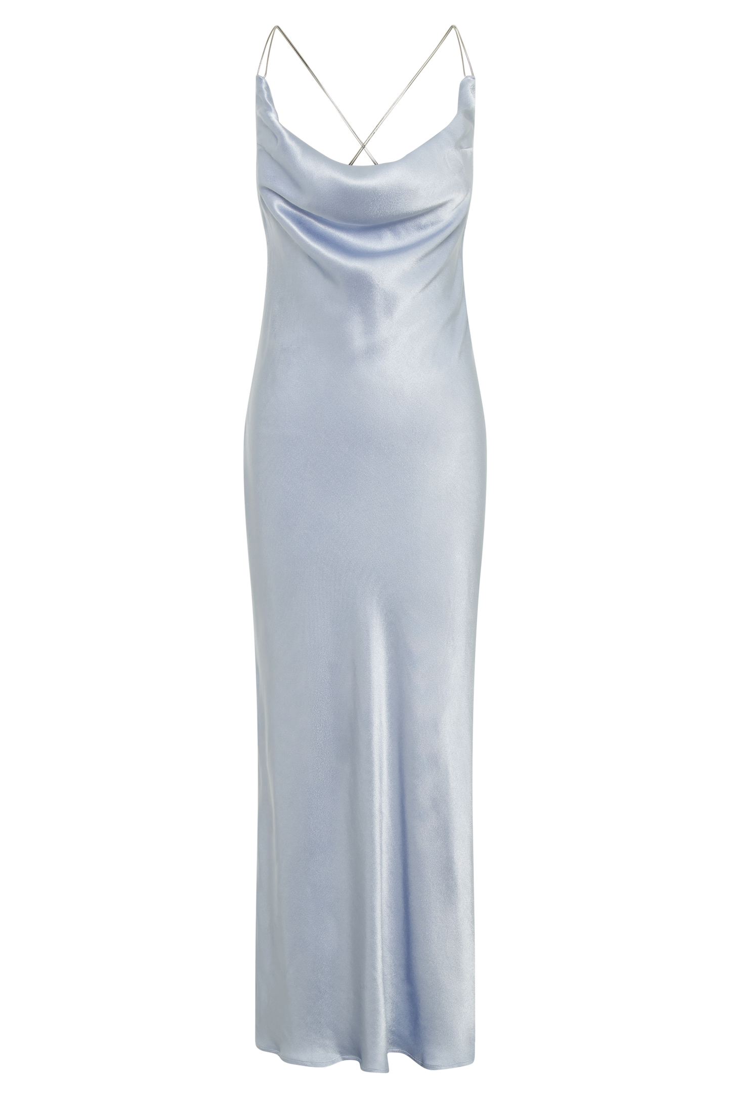 Kalani Chain Maxi Dress - Ice Blue