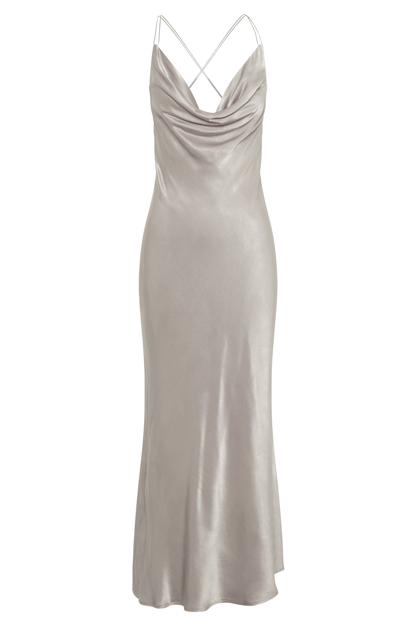 Kalani Chain Maxi Dress - Silver