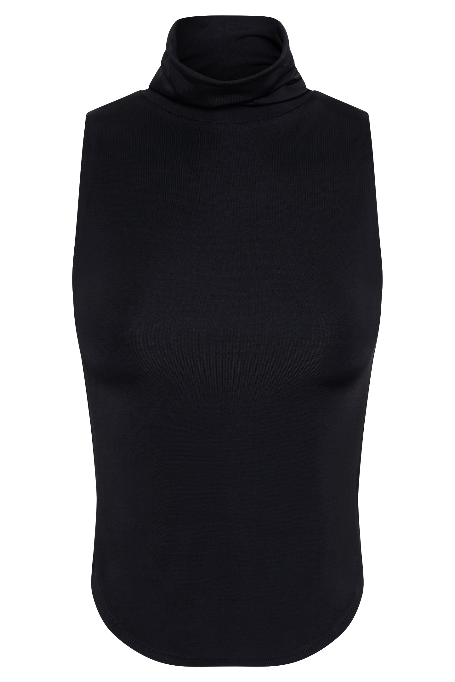 Wren Slinky Turtle Neck Top - Black