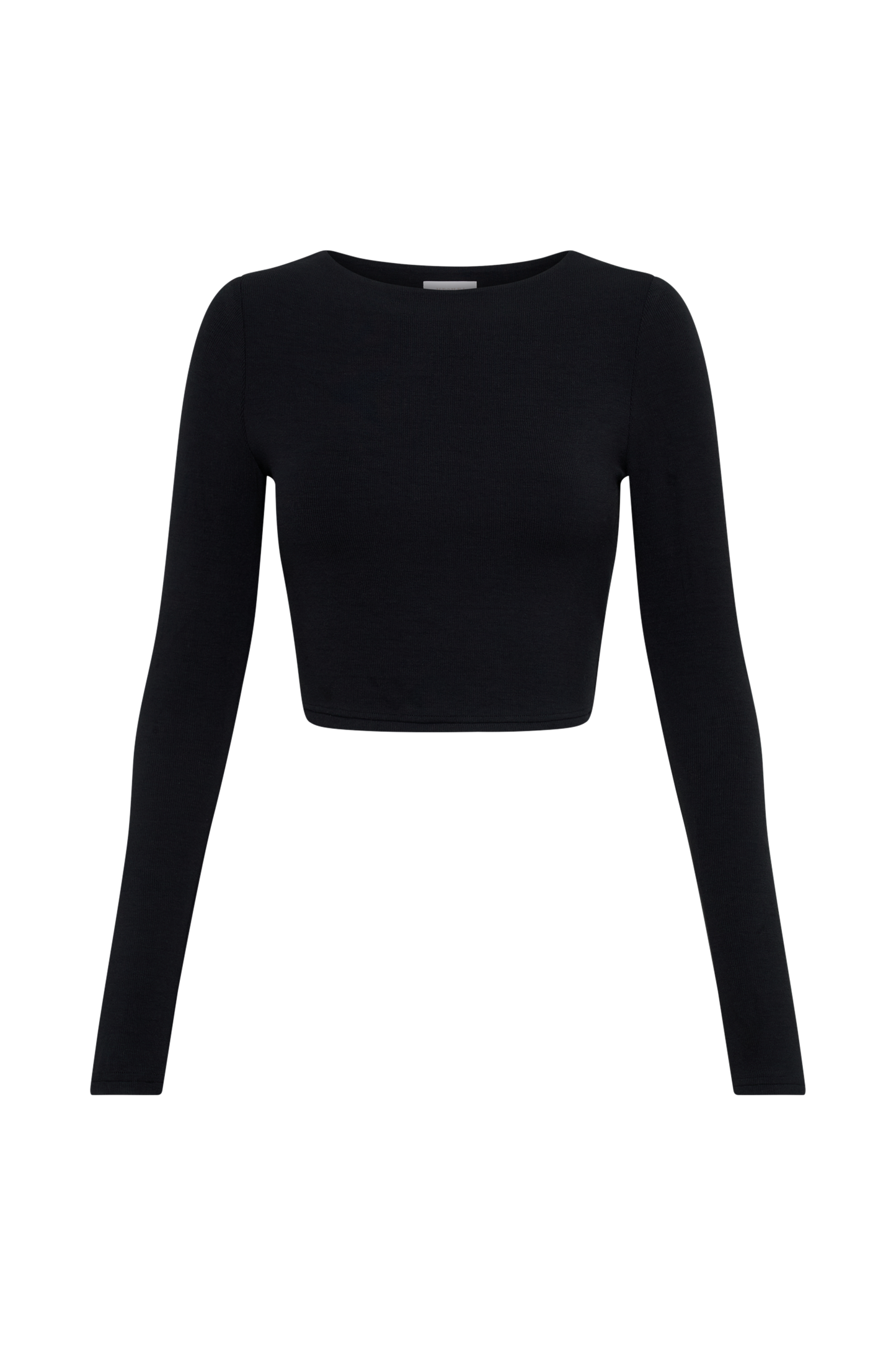 Abigail Long Sleeve Modal Top - Black