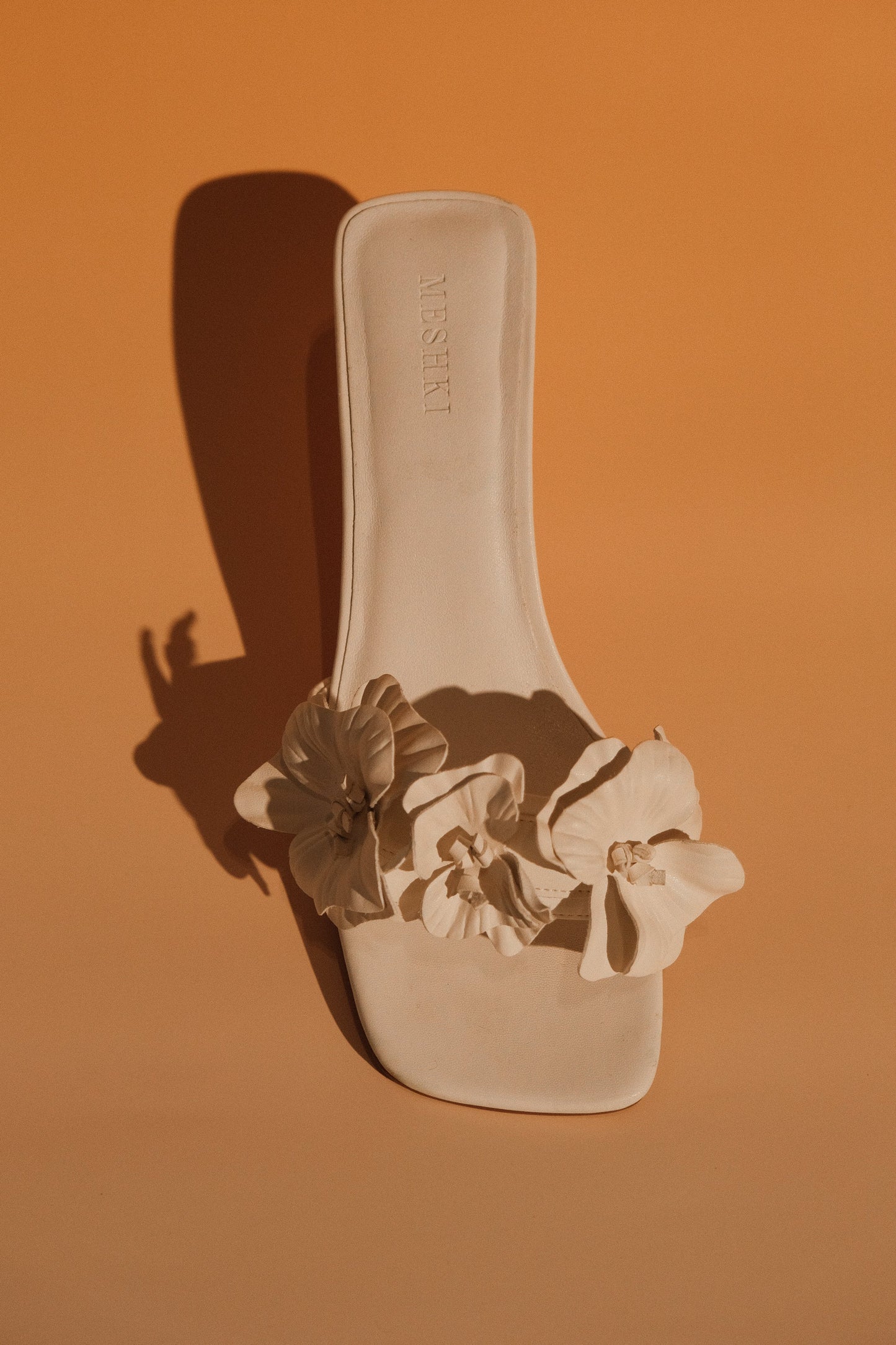 Melissa Floral Heels - Ivory