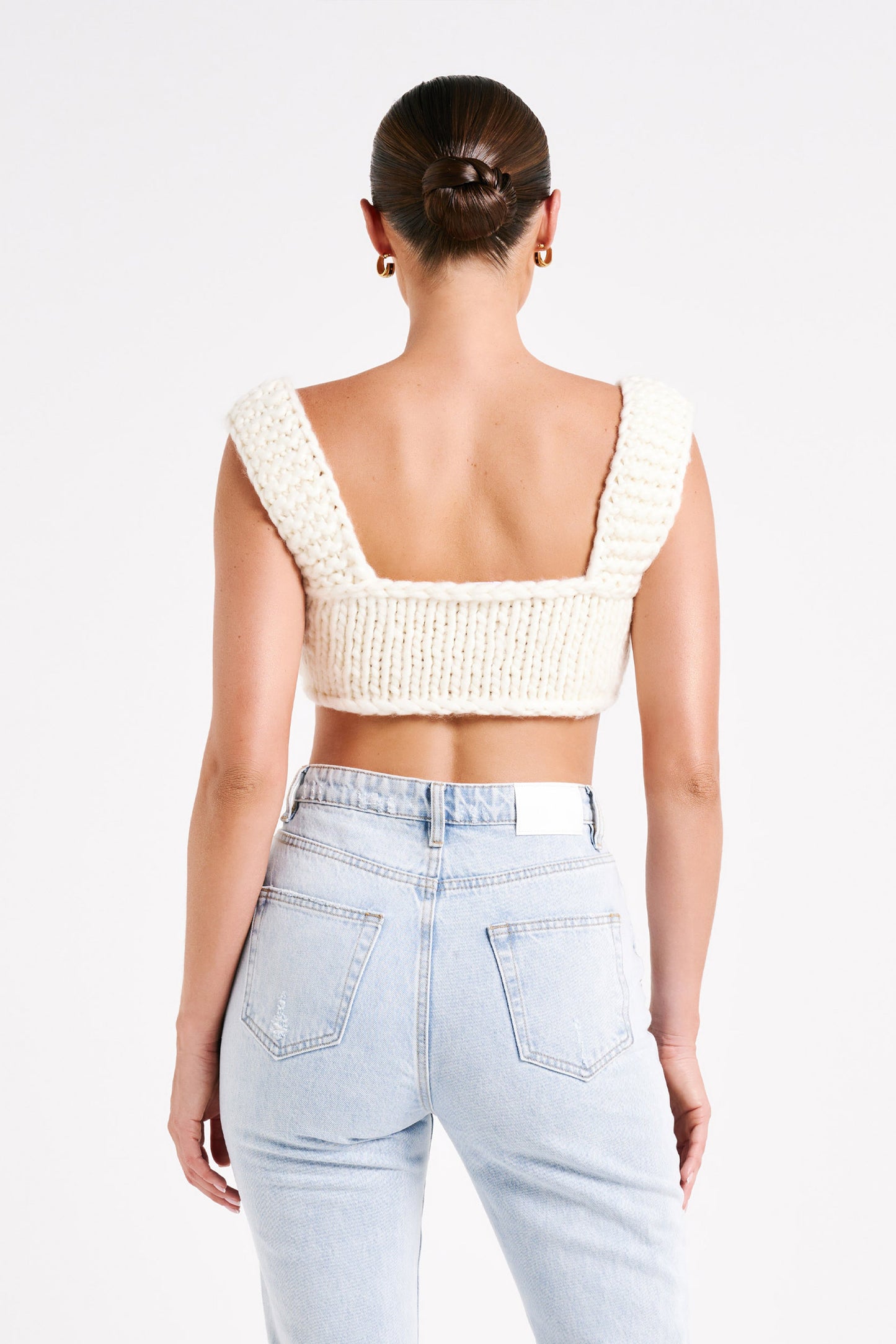 Ninetta Knit Bralette - Ivory